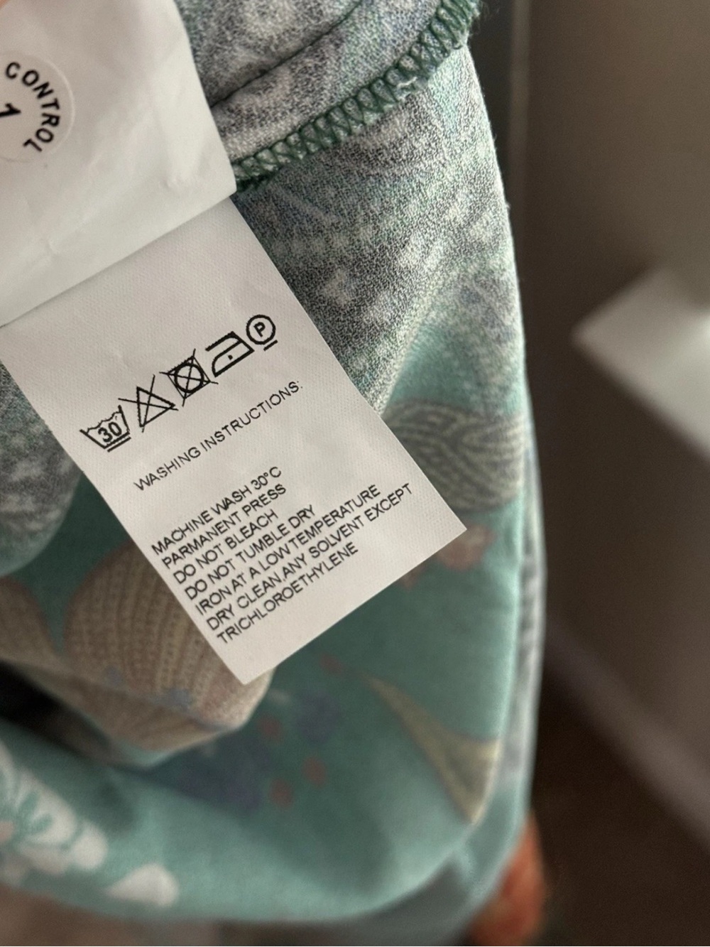 Farm Rio Anthropologie Verdor Maxi Dress Floral Long Sleeve Emerald Green M new - Picture 12 of 13